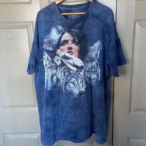 vintage tee shirt nature outdoors wolf wolves animals wildlife size xxl